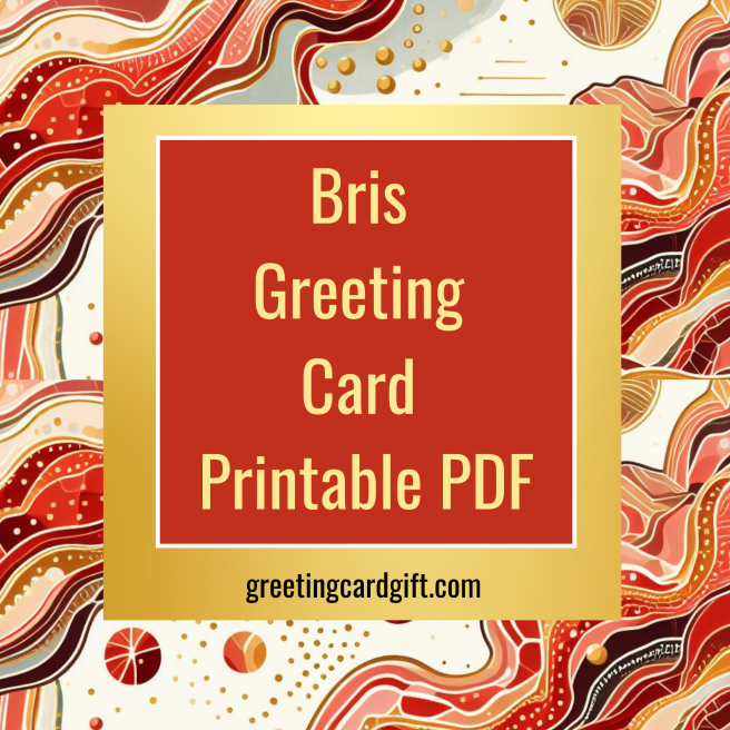 Bris Greeting Card Printable PDF
