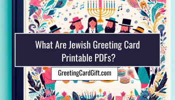 What Are Jewish Greeting Card Printable PDFs?