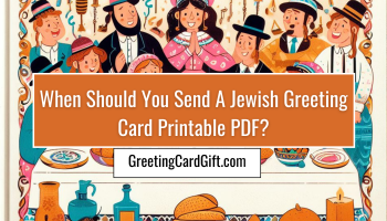 When Should You Send A Jewish Greeting Card Printable PDF?