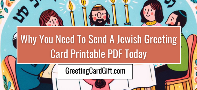 Why You Need To Send A Jewish Greeting Card Printable PDF Today